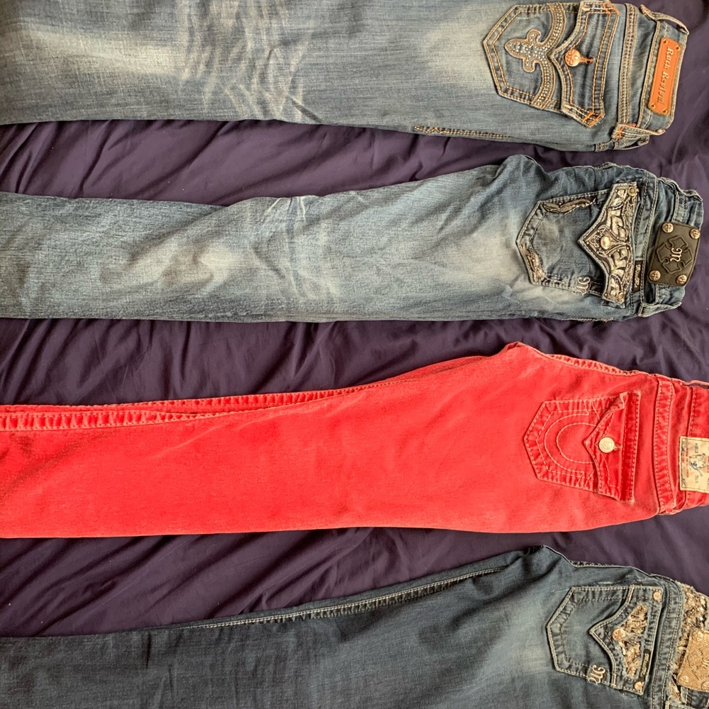 4 pairs of designer jeans DEAL 4 for $125